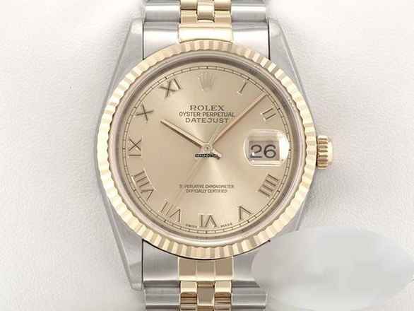  Rolex Datejust 36 36mm 16233 1996 Stahl Gelbgold 750 Automatik Stainless Steel 18kt Yellow Gold Jubilé-band Chronometer Oyster 