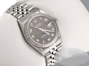 Thumbnail von Rolex Datejust 31 31mm Stahl Weissgold 750 1997 Automatik Gold Damen