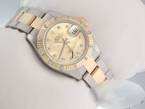 Thumbnail von Rolex Lady-Datejust 179313 Stahl Gelbgold 750 Goldust Diamanten Automatik Gold