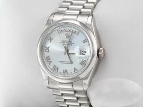 Thumbnail von Rolex Day-Date 36 36mm 118206 Platin 950 2006 Automatik Platinum Herren Damen President-band Chronometer Oyster