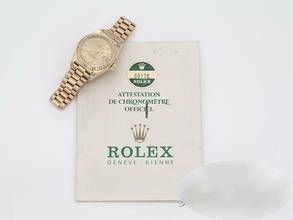 Thumbnail von Rolex Lady-Datejust Gelbgold 750 Diamanten Automatik 18kt Yellow Gold Damen President-band Chronometer Oyster