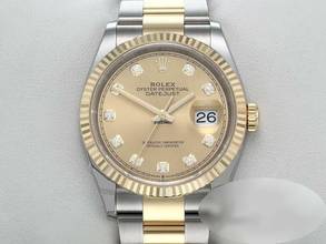 Thumbnail von Rolex Datejust 36 126233 2024 Stahl Gelbgold 750 Diamanten Automatik Gold