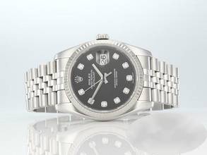 Thumbnail von Rolex Datejust 36 36mm 116234 2016 Stahl Weissgold 750 Diamanten Automatik Gold