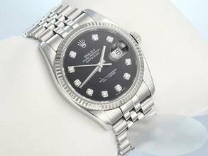 Thumbnail von Rolex Datejust 36 36mm 116234 2016 Stahl Weissgold 750 Diamanten Automatik Gold