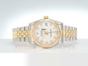 Thumbnail von Rolex Datejust 31 Stahl Gelbgold 750 Diamanten Automatik Gold Stahl Stainless Steel 18kt Yellow Gold Jubilé-band Chronometer Oyster White Dial