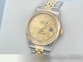 Thumbnail von Rolex Datejust 36 36mm 16233 1997 Stahl Gelbgold 750 Diamanten Automatik Stainless Steel 18kt Yellow Gold Jubilé-band Chronometer Oyster