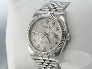 Thumbnail von Rolex Datejust 36 Mm 116234 2015 Stahl Weissgold 750 Diamanten Automatik Stainless Steel 18kt White Gold Jubilé-band Chronometer Oyster