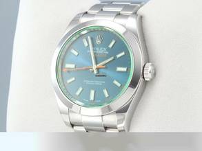 Thumbnail von Rolex Milgauss 116400gv 2019 Z-blue Edelstahl Automatik Stahl Blau