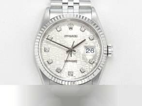 Thumbnail von Rolex Datejust 36 36mm 16234 2001 Stahl Weissgold 750 Diamanten Automatik