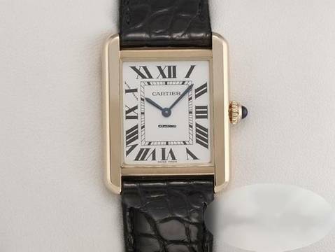  Cartier Tank Solo Lady Tank Solo Edelstahl Gelbgold 750 2018 W5200002 Stahl Gold Damen 
