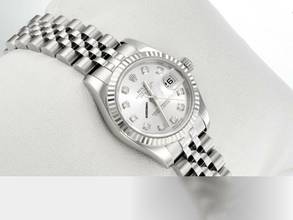 Thumbnail von Rolex Lady-Datejust Stahl Weissgold 750 179174 Diamanten Automatik Stainless Steel 18kt White Gold Jubilé-band Chronometer Oyster