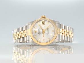 Thumbnail von Rolex Datejust 31 Medium Stahl Gelbgold 750 Diamanten Automatik Stainless Steel 18kt Yellow Gold Stahl Jubilé-band Chronometer Oyster