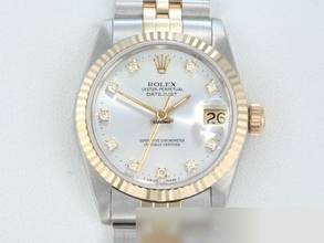 Thumbnail von Rolex Datejust 31 Medium Stahl Gelbgold 750 Diamanten Automatik Stainless Steel 18kt Yellow Gold Stahl Jubilé-band Chronometer Oyster