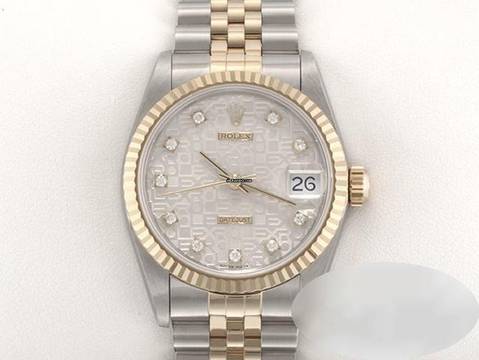  Rolex Datejust 31 Medium Stahl Gelbgold 750 Diamanten Automatik Stainless Steel 18kt Yellow Gold Stahl Jubilé-band Chronometer Oyster 