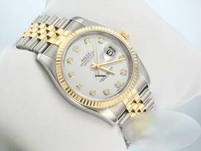 Thumbnail von Rolex Datejust 36 Mm 116233 2013 Diamanten Stahl Gelbgold 750 Automatik