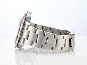 Thumbnail von Rolex GMT-Master II Stahl 16710 T Pepsi 2005 Automatik Zweite Zeitzone Blau Rot Stainless Steel Oyster-band Chronometer Black Dial