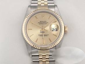 Thumbnail von Rolex Datejust 36 36mm 16233 Edelstahl Gelbgold 750 Automatik Stainless Steel 18kt Yellow Gold Jubilé-band Chronometer Oyster