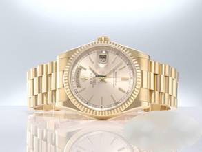 Thumbnail von Rolex Day-Date 36 36mm 118238 Gelbgold 750 2003/04 Automatik 18kt Yellow Gold Damen Herren President-band Chronometer Oyster