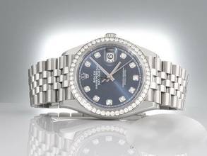Thumbnail von Rolex Datejust 36 126284 Rbr 2019 Stahl Weissgold 750 Diamanten Automatik Stainless Steel 18kt White Gold Jubilé-band Chronometer Oyster Blue Dial