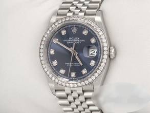 Thumbnail von Rolex Datejust 36 126284 Rbr 2019 Stahl Weissgold 750 Diamanten Automatik Stainless Steel 18kt White Gold Jubilé-band Chronometer Oyster Blue Dial