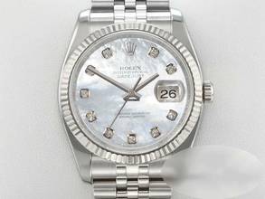 Thumbnail von Rolex Datejust 36 116234 2015 Stahl Weissgold 750 Diamanten Perlmutt Automatik Stainless Steel 18kt White Gold Jubilé-ban Chronometer Oyster