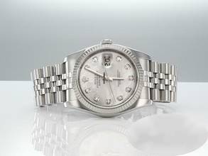 Thumbnail von Rolex Datejust 36 116234 2015 Stahl Weissgold 750 Diamanten Perlmutt Automatik Stainless Steel 18kt White Gold Jubilé-ban Chronometer Oyster
