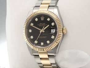 Thumbnail von Rolex Datejust 41 126333 Edelstahl Gelbgold 750 Diamanten Automatik Stainless Steel 18kt Yellow Gold Oyster-band Chronometer Black Dial
