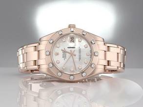 Thumbnail von Rolex Lady-Datejust Pearlmaster 34 81315 2018 Lc100 Roségold 750 Perlmutt Diamanten Automatik