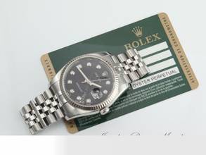 Thumbnail von Rolex Datejust 36 36mm 116234 Stahl Weissgold 750 Diamanten Automatik Gold