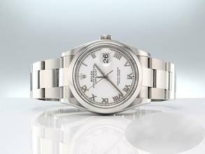 Thumbnail von Rolex Datejust 36 126200 2020 Edelstahl Automatik Herrenuhr Damenuhr Stahl Stainless Steel Oyster-band Chronometer White Dial