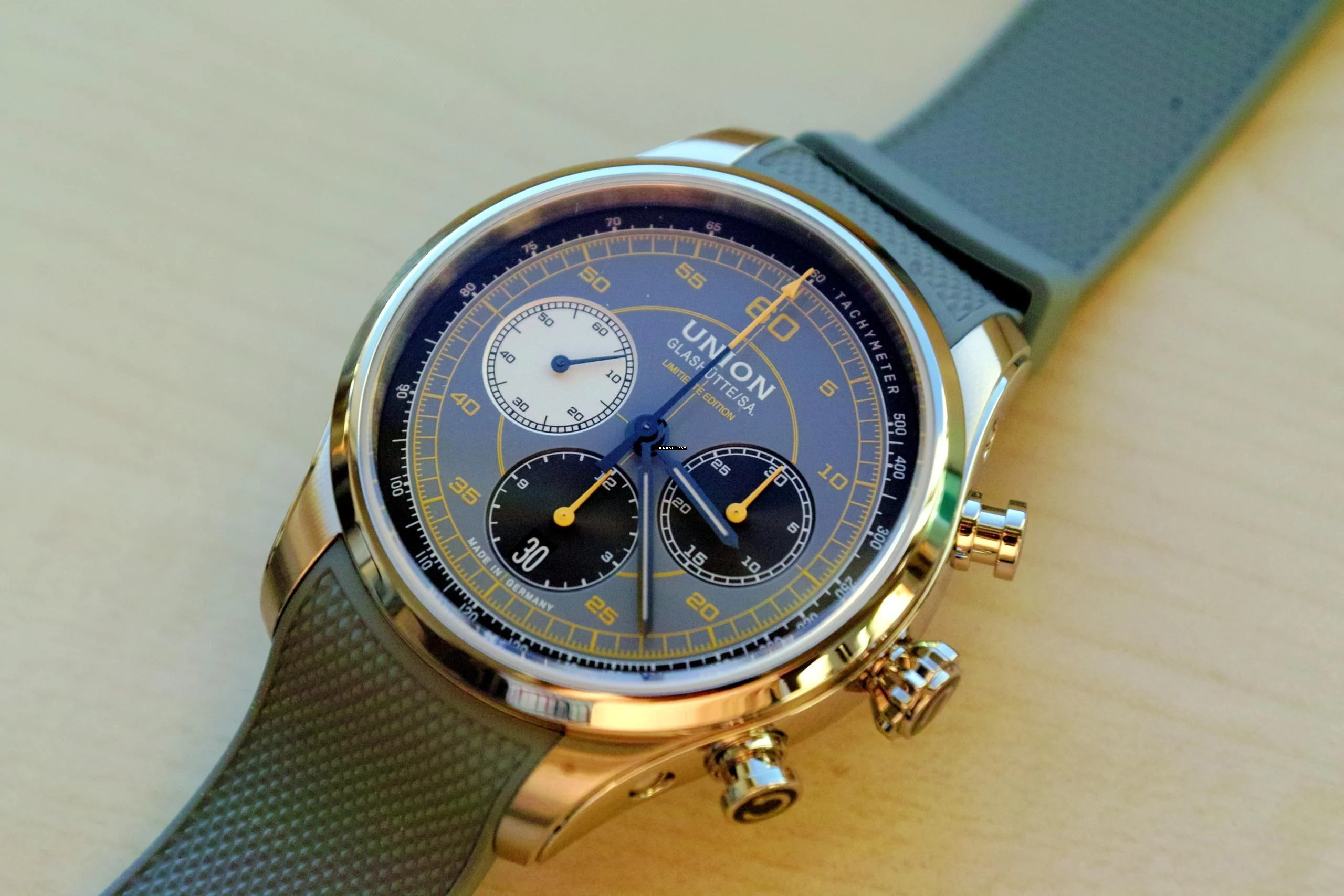 Union Glashütte Belisar Chronograph Speedster Limited Edition 2025 NEW FULL SET one last piece in stock 