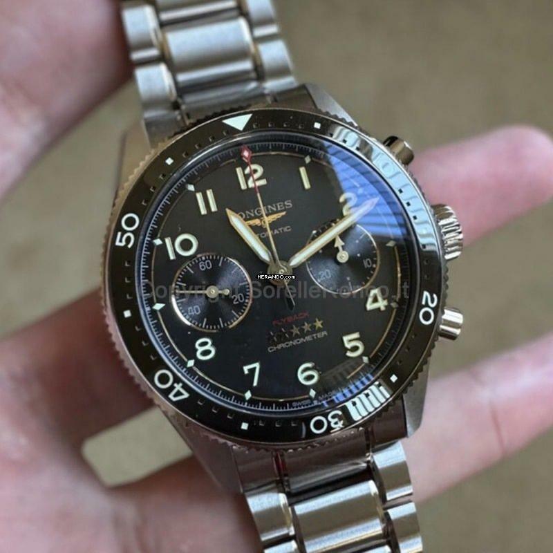  Longines Spirit FLYBACK TITANIUM NEW FULL SET 