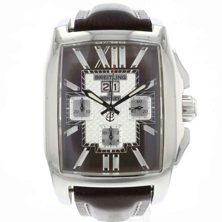  Breitling Bentley Flying B Chrono Steel Brown Dial 