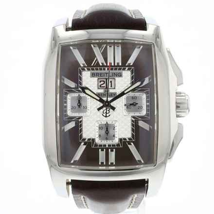  Breitling Bentley Flying B Chrono Steel Brown Dial 