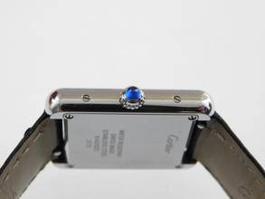 Thumbnail von Cartier Tank Solo 31 x 24mm im Top Zustand mit original Band und Faltschließe Cartier Box geliefert in der original Box