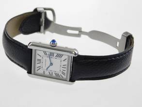 Thumbnail von Cartier Tank Solo 31 x 24mm im Top Zustand mit original Band und Faltschließe Cartier Box geliefert in der original Box