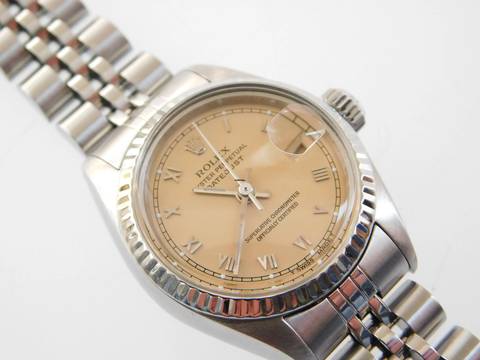  Rolex Lady-Datejust Stahl Weißgold mit Porcelain Dial im Full Set plus Revision Full Set plus Revisionsbeleg und Erstkaufrechnung v 1979 