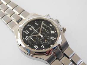 Thumbnail von Vacheron Constantin Overseas Chronograph Automatik Stahl im Top Zustand mit schwarzem Blatt Automatik Chronograph 40mm Kaliber 1137