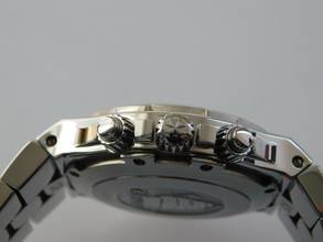 Thumbnail von Vacheron Constantin Overseas Chronograph Automatik Stahl im Top Zustand mit schwarzem Blatt Automatik Chronograph 40mm Kaliber 1137