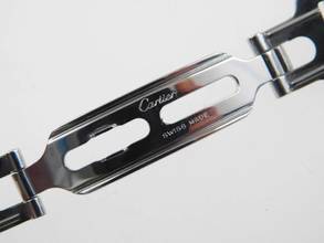 Thumbnail von Cartier Cougar de Panthere XL mit Datum auf 3 Uhr 33mm im Best Zustand mit Cartier Service Etui