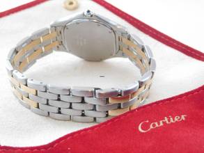 Thumbnail von Cartier Cougar de Panthere XL mit Datum auf 3 Uhr 33mm im Best Zustand mit Cartier Service Etui