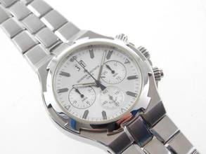 Thumbnail von Vacheron Constantin Overseas Chronograph Automatik Stahl im Top Zustand mit silbernen Blatt