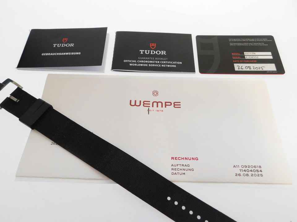  Tudor Pelagos Fxd Black Dial aus 8-2025 wie Ladenneu Full Set LC 100 WEMPE Tudor Garantie 