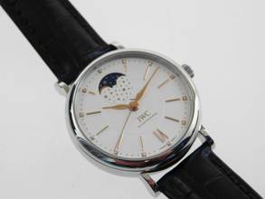 Thumbnail von IWC Portofino Automatic Moon Phase 37 Herrenuhr mit original Papieren im Neu Zustand IWC Warranty until 9/29
