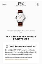 Thumbnail von IWC Portofino Automatic Moon Phase 37 Herrenuhr mit original Papieren im Neu Zustand IWC Warranty until 9/29