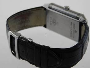 Thumbnail von Jaeger-LeCoultre Grande Reverso Duo im Top Zustand mit Krokoband