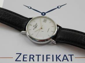 Thumbnail von IWC Portofino Automatic Edelstahl Datum 34 mm im Top Zustand Automatik mit Lederband