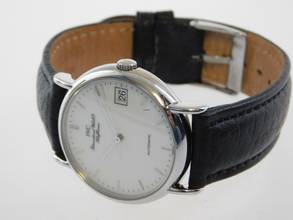 Thumbnail von IWC Portofino Automatic Edelstahl Datum 34 mm im Top Zustand Automatik mit Lederband