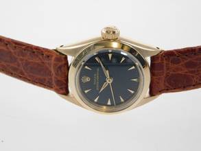 Thumbnail von Rolex Oyster Perpetual Lady Oyster Perpetual 18 Karat Gelbgold 25mm Damenuhr sehr selten von 1962