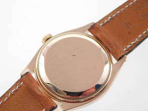 Thumbnail von Rolex Oyster Perpetual 34 Medium massiv 18 Kt Rosegold 34 mm v 1945 im Top Zustand